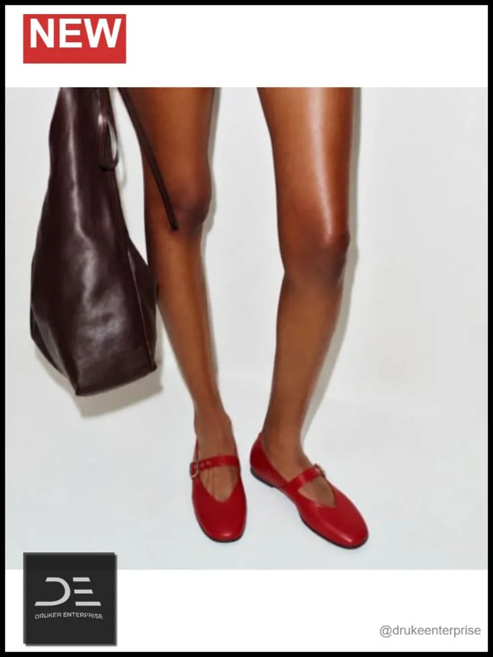 Women's Round Toe Mary Jane Flats with Adjustable Buckle Strap Slip On